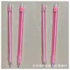 Fornecedor de Canetas Esferográficas Multicoloridas, Canetas de Espuma em Formato de Coração com Pó Dourado, Canetas de Plástico com Pena de Coroa, Fornecimento de Fábrica