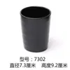 Taza de Melamina Comercial Restaurante Hotel Taza de Agua Olla Caliente Taza para Bebidas Tienda de Barbacoa Taza de Plástico Negro Engrosada Resistente a Caídas