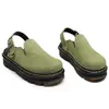 Sandalias Martin de Comercio Exterior para Hombres y Mujeres, Mocasines Cerrados de Ante, Sandalias Casuales Estilo Birkenstock con Suela Gruesa
