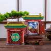 Imán de Nevera Metálico Ciudad de Fresas de Shenyang Dandong Souvenir Turístico Artesanía Guochao Cultural y Creativo Imán de Nevera Personalizado
