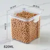 Frasco con Cierre Hermético Frasco de Almacenamiento Caja de Almacenamiento de Bayas de Goji 1300ml Frasco Sellado para Té Aromático Frasco de Almacenamiento de Té 700ml