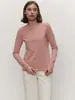 Camiseta de manga larga transfronteriza, estilo europeo y americano, primavera y otoño 2026, camiseta versátil de cuello redondo para el hogar y el trabajo, algodón orgánico, ropa casual transfronteriza