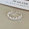 Diseño de Nicho en Forma de Corazón Estilo Minimalista Fresco Anillo de Corazón para Mujer Versátil Lujo Ligero Gama Alta Anillo Abierto para Dedo Índice para Mujer