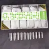 Herramientas para Uñas Artísticas al por Mayor Cuadrado Gotas de Agua Caja de 500 Piezas Sin Rayaduras Pulido Sin Marcas Uña Afilada Trapezoidal Uña Postiza Piezas para Uñas