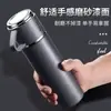 Conjunto de caixa de presente: 3 Tampas para 1 Copo, Copo Térmico Isolado a Vácuo de Aço Inoxidável 304, Copo de Água Portátil Minimalista para Presentes de Conferência