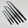Pinzas Acuáticas, Tijeras, Pala Plana para Arena de Acero Inoxidable Ennegrecido, Herramientas de Paisajismo para Acuarios, Herramientas Negras para Acuarios, 27cm
