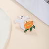 Broche série de Natal transfronteiriça Europa e Estados Unidos gotejando óleo abóbora de Natal alce boneco de neve trenó fantasma acessórios broche Maçã