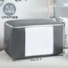 Saco de armazenamento não tecido saco de acabamento roupas colcha mala de mudança saco de embalagem roupas espessadas à prova de umidade armazenamento