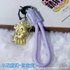 Chaveiro de Ouro Puro 999 My Little Pony Cordão de Desenho Animado Fofo Corrente para Bolsa Celular Presente para Namorada Liga