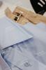 Camisa Yuran 26 Estilo Novo de Primavera Cedo Acabamento Toque de Papel Algodão Pima Alta Contagem de Fios Penteado Silhueta Toque de Papel com Bolsos de Patch