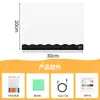 Placa de Desenho Luminosa Acrílica Popular Transfronteiriça Presente de Feriado Infantil Placa de Mensagens Fluorescente Ondulada RGB Quadro de Notas
