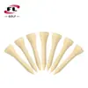 Tee de Golf Tee de Madera Color Natural Tee de Golf Soporte para Bola de Golf Soporte para Tee