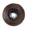 Elástico de Cabelo para Coque Flor de Ninho de Pássaro Encolhível, Coque de Cabelo Flor de Botão Fofa Realista, Extensão de Cabelo, Aplique de Cabelo, Aplique de Cabelo Mágico