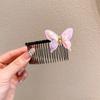 Peine para el cabello con artefacto para romper el cabello de niños, horquilla para el cabello con acabado de flequillo, accesorios para el cabello de verano, tocado con horquilla para mujer