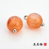 Pies de cobre de vidrio cárdigan cheongsam para mujer joyería costura a mano hebilla de color forma de flor abrigo abrigo camisa camisa botón de camisa