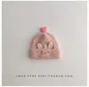 Gorro de Bebé Otoño e Invierno Cálido Engrosado de Punto para Niños y Niñas Bebé Lindo Dibujo Animado Resistente al Viento de Lana