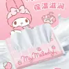 Pañuelos Humectantes Auténticos Serie Sanrio Gato KT Cinnamoroll 24 Paquetes/Caja Exhibidora Pañuelos para Estudiantes de Primaria