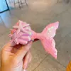 2025 Nova Celebridade da Internet Princesa Sereia Grampo de Cabelo com Lantejoulas Acessórios de Cabelo para Crianças Grampo Lateral para Franja de Meninas
