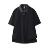 Ropa para Hombre Xintang 2026 Verano Nueva Camisa Polo para Hombre con Cuello de Solapa, Manga Corta, Ligera, Marca de Moda, Camisa Polo de Manga Tres Cuartos