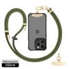 Cordón para Carcasa de Teléfono Móvil Multifuncional Anti-Pérdida Correa Tejida para el Cuello Ajustable Larga Correa para Teléfono Portátil