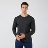 2026 Nova Camiseta de Manga Longa de Primavera Moletom Masculino Tops Esportivos Fitness Corrida Treinamento Masculino e Feminino Camiseta Casual Solta