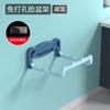 Nuevo estante plegable para colgar en la pared, sin perforaciones, para lavabo de baño, para cubrir ollas y para el hogar.