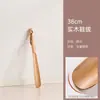 Puxador de Sapato de Madeira Maciça Cabo Longo Doméstico Alongado Puxador de Sapato Portátil Japonês Levantador de Sapato para Grávidas Acessório para Calçar Sapatos