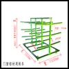 Estante giratorio para herramientas de equipo de puertas y ventanas de aleación de aluminio, Estante de almacenamiento, Carrito de material de aluminio para fábricas de puertas, Carrito de material galvanizado