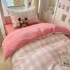 2026 Nuevo Modelo Cama de Estudiante Algodón Puro Estampada Litera para Dormitorio de Estudiantes Juego de Tres o Cuatro Piezas