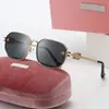 Nuevas Gafas Miuji Moda Coreana Metálicas Poligonales Retro de Gama Alta para Mujer Gafas de Sol Protectoras Solares Cool Dulces Americanas para Hombre