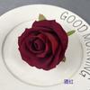 Cabeça de Flor Rosa de Flanela Artificial Rosa de Veludo atacado acessórios diy flor para cabeça de carro guirlanda diy flor de pulso arranjo de flores