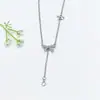 Collar de Acero Inoxidable para Mujer Joyería de Nicho Versátil Colgante de Cobre Cadena Elegante para Clavícula Joyería Cadena de Lujo Ligero