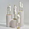 Soporte de Exhibición para Ropa de Mascotas Soporte Mini para Figuras de Enseñanza Corte 3D Vestido de Novia Femenino Muñeca Ropa Diseño Modelo Pequeño