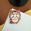 Conjunto de papelaria com tema de desenho animado, incluindo um presente decorativo, um clipe para selar envelopes, um clipe de memorando e um clipe de PP - um item fofo para meninas e estudantes