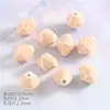 Cuentas Cerámicas Prismáticas Rosadas y Coloridas, Accesorios para Ropa, Cuentas Sueltas en Forma de Diamante, Materiales para Collares de Mano, Accesorios para Manualidades de Cuentas
