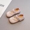 Zapatos Pequeños de Cuero para Niñas Nuevo Estilo 2024 Zapatos de Suela Blanda para Niños Zapatos Antideslizantes Princesa Verano Nuevo Estilo 2025 Elegantes para Niños