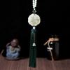 Pingente de Carro Pendurado Pingente de Carro Pendurado Pingente de Carro Pendurado Pingente de Carro Pendurado Pingente de Carro Pendurado Masculino Decoração de Jade Sintético
