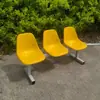 Sillas de Plástico con Respaldo para Cancha de Baloncesto, Sillas de Espera para Infusión Hospitalaria, Taburetes para Áreas Públicas de Parques, Asientos de Descanso para Exteriores
