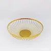 Cesta de Frutas de Ferro Personalizada Criativa Prato de Frutas para Casa Estilo Ins Escandinavo Mesa de Centro de Sala de Estar Cesta de Armazenamento de Doces e Lanches