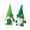 Nova Boneca Rudolph Dia da Mentira Boneca Chapéu Verde Velho Sem Rosto Folha Verde Decoração de Feriado