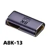 Adecuado para Adaptador HDTV 8K60Hz Conexión de Proyección de Alta Definición TV Monitor Codo en Forma de L Extensor HDMI