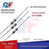 Tubo de fusível cerâmico com chumbo 3,6x 10mm 0,25A/250V tampa dupla tubo de fusível de corrente de proteção ambiental com fio