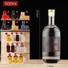 Fabricante Venta al por Mayor Punto Transparente Botellas de Vino Blanco de 0.5 kg Botellas Vacías Vino Casero Botellas Decorativas Exquisito Embalaje de Caja de Regalo