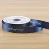 Fábrica em estoque direto 2.5 CM Inglês fita floral flor materiais de embalagem flor presentes fita de cetim atacado