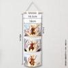 Bolsa Colgante Multifuncional para Almacenamiento en Puerta de Dormitorio Estilo Nórdico, Bolsa Colgante Plegable para Almacenamiento en Pared de Armario o Cama