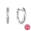 Brincos Elegantes Torcidos S925 Prata Esterlina Versáteis Brincos Estilo Europeu e Americano Personalidade Elegante Brincos Estilo Frio Ins para Mulheres