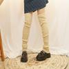 Yifan Otoño e Invierno Estudiante Tejido Cálido Elástico JK Loli Niña 70cm de Largo Banda Elástica Calcetines de Canilla Cubre Piernas