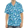 2026 Nueva Camisa Transfronteriza Estilo Tommy de Grand Theft Auto Camisa Hawaiana Floral para Hombre Gta5