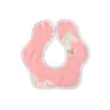 Babero de Gasa con Forma de Pétalo para Bebé Babero de Gasa de Seis Capas Toalla para Escupir Babero Giratorio 360 Suministros Maternales e Infantiles