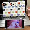 Funda de teléfono de gato con gradiente de colores única, adecuada para Apple 17ProMax16, con soporte de película, compatible con Xiaomi, Huawei y Vivo